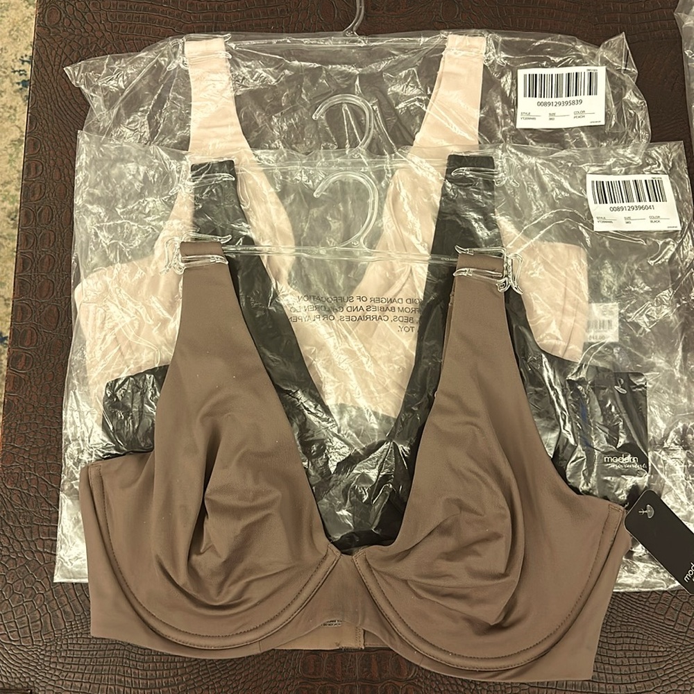 NWT Set of 3 Modern Movement Bras